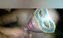 Halloween handjob and massage with hairy partner