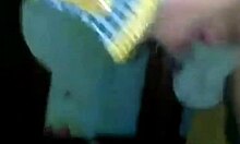 Halloween handjob and massage with hairy partner