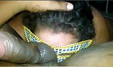 Halloween handjob and massage with hairy partner