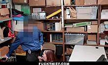 teen caught hiding items gets bent over and fucked hard in garage