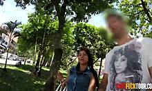 Big Tits Latina Sucking My Huge Cock Sloppy POV - Damn, Look at That!