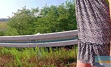 Mala Dvojka Feels Sexy With Outdoor Toys