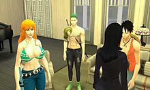 NICO ROBIN HENTAI PARODY WITH LUFY