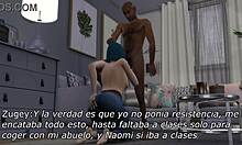 Young teen strikes a deal with old grandpa for missionary fun