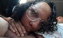 Bbw Performs Oral In Car On Street