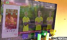 suruba with two hotties at world cup orgy