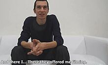Czech gay casting with david