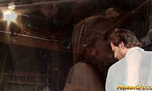 i'm a teen brunette teacher getting fucked hard bent over. my natural tits bouncing as he cums on me, ohh yess!!