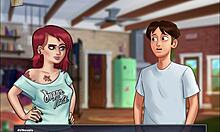 Summertime Saga 64 features hentai scenes with big asses and tits in the game 😏