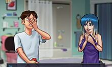 Summertime Saga 64 features hentai scenes with big asses and tits in the game 😏