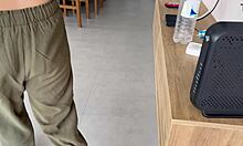 Oops, a shrimp fell into your wet pussy, I'm going to eat it now