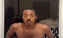 Mature Woman with Brown Eyes Works Out Barefoot in Dorm Gym