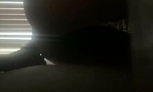 Big booty neighbor bent over and fucked on the stairs