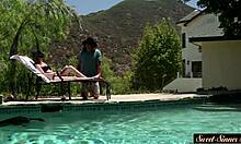 beautiful stepdaughter bouncing in glamour roleplay