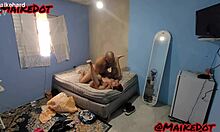 gay guy gets demolished by big black cock in hardcore bareback anal fucking