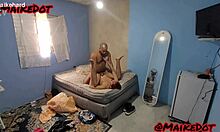 gay guy gets demolished by big black cock in hardcore bareback anal fucking