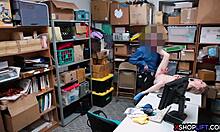 russian slender teen got punished at the shop