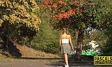 Fetish Throated Babe Toys Submissively and Gets Anal Creampie