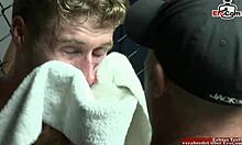 Watch the Skinny Ebony Babe with Small Tits Fucking in the Boxing Ring?