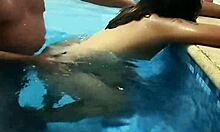Horny Mature Mexican Man Invites Sexy Latina Amateurs To Pool For Homemade Sex Recording