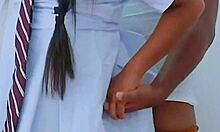 Teen Couple Fucks Hard At Party