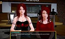 my new family plays games at home with big tits and ass