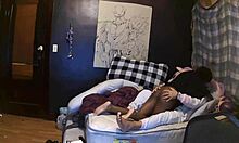 Slipperycherry rode my huge cock in pajamas