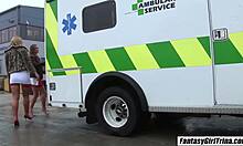 Trina Michaels convinces stepsis Rita Faltoyano for anal boyfriend swap