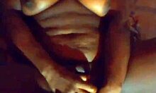 Ebony MILF uses dildo tail for assfucking and double penetration