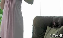 in the ghetto, a sexy naked girl finds happiness through solo masturbation with dildo and toys