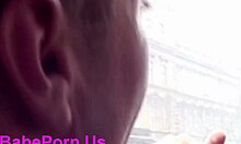 sweet teen girl banged in ass during threesome fucking!! 😈