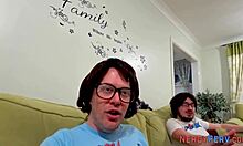 Amateur newbie tricked into her first blowjob and facial with a stranger