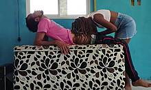 He was tired from work and his partner gives him a blowjob to gain strength