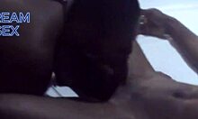 Freestyle babe moans on big cock blowjob in homemade video