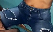 Pretty wife gets wet blowjob from careless neighbor in doggystyle.