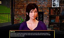 my new family 412 features big ass brunette in erotic anime game