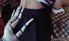 Step mom seduces step daughter