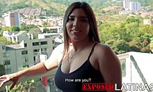 cute kendal blows soldier's huge cock in casting