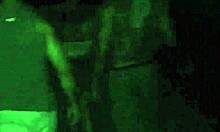 Are you hearing the cock singing in the silent night? No one saw this amateur