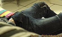 hey, sobrinha spying on her naughty uncle jerking off?