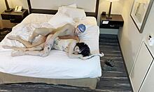 Petite Tattooed Beauty Poses Sideways in Artistic Session