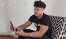 ally takes a giant load from bodybuilder straight to the face