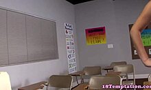 In this amateur POV, she's tugging my dick while we're hanging out, not related or anything