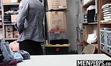 Gay Mall Officer STRIPS TWINK Thoroughly