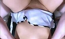 Petite latina student cheats with shy orgasm in college setting