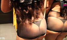 That horny teen has such a beautiful, appetizing ass, perfect for outdoor fucking.