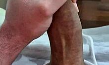 young exotic brazilian enjoying delicious solo session at home.