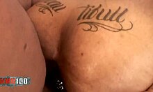 can the young ebony goddess handle this monster black cock deepthroat?