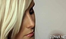 Young Teen Babe Fingers Her Pussy And Rubs Small Tits With Dildo