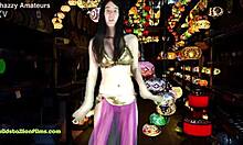 yo, check alexandria wu doing a sexy belly dance in istanbul!
